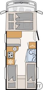 2-Wohnmobil Dethleffs Trend I 6817 EB