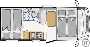 2-Wohnmobil Dethleffs Globebus I 1