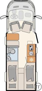 2-Wohnmobil Dethleffs Globebus Go T 45