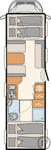 2-Wohnmobil Dethleffs XL A 7872-2