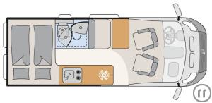 2-Wohnmobil Dethleffs Globetrail 600 DS - RT