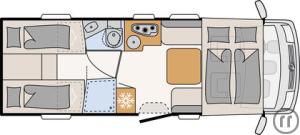 Reisemobil Dethleffs Trend I 7057 EBL