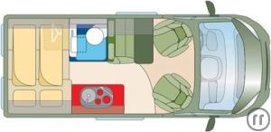 2-Wohnmobil Pössl RoadCar 540 RT