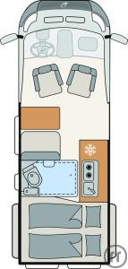 2-Wohnmobil Dethleffs Globetrail VW 600 DR Perf