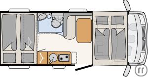 2-Wohnmobil Dethleffs Globebus I 1