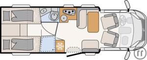 2-Reisemobil Dethleffs Trend T 7057 EBL-