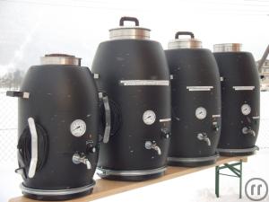 3-Elektrisch beheizbare Kaffekannen 20 Liter, für Kaffee Schnaps oder Heiss Wasser