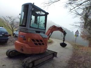 2-Bagger Kobelco 2.5 Tonnen Kurzheck Mieten in Thun, Bern