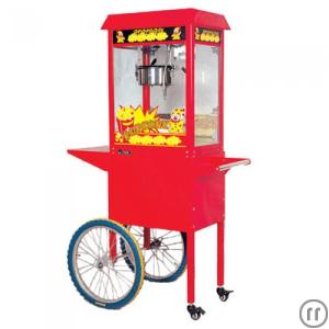 1-Popcorn Maschine mit Wagen inkl. Reinigung