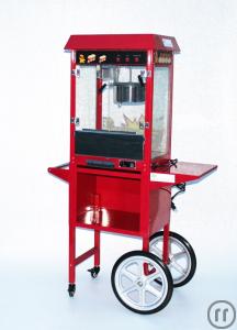 3-Popcorn Maschine mit Wagen inkl. Reinigung