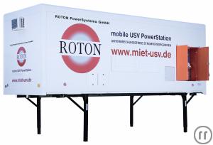 4-Miet USV-Anlagen ROTON mobile USV PowerStation - Outoor - 200 - 600 kVA