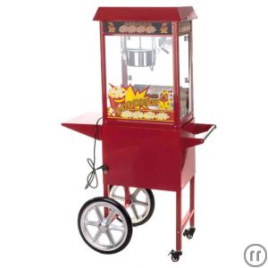 1-Exklusive Popcorn Maschine auf Retro Wagen.