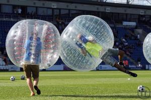 5-Bubble Soccer Loopyball Bubbleball Bumperball Ballon Fussball mieten