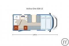 1-Wohnmobil Euramobil Activa One 630 LS