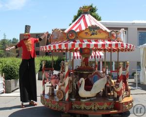 5-Kinderkarussell, Karussell,Nostalgiekarussell,Jahrmarkt