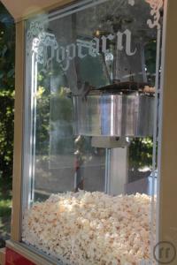 6-Pocornmaschine gross, Popcorn, Popcornmaschine mit Unterwagen