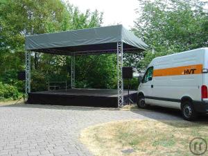 2-Bühne mit Bühnendach - 6 x 5m
Klein aber fein. - Konventionelle Bühne, Nutzfl&aum...