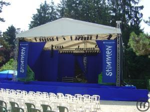 5-Bühne mit Bühnendach 12 x 10 m
Für die ganz Großen! - Konventionelle Bü...
