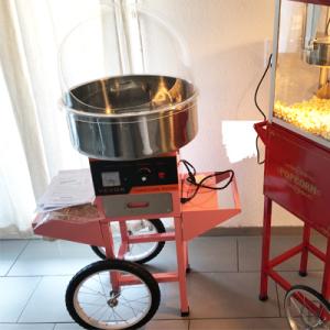 3-Zuckerwattemaschiene mit Wagen für jedes Fest